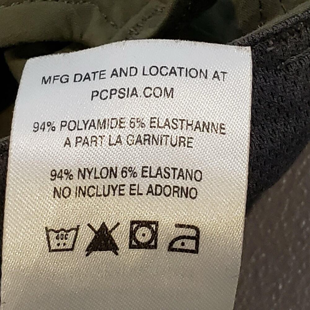 Patagonia Quandary Cargo Shorts Men's Size 32 Green Hiking Outdoor Zip Pocket - Picture 9 of 11
